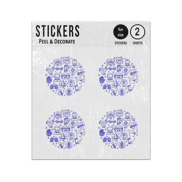 Picture of Virtual Reality Vr 360 Controllers Elements Set Sticker Sheets Twin Pack