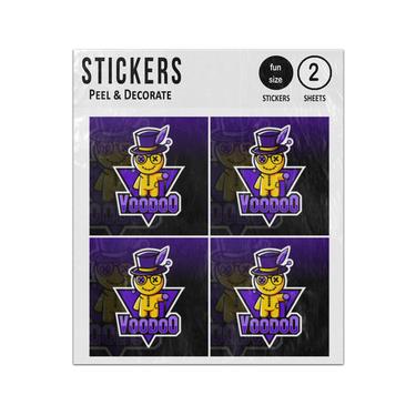 Picture of Voodoo Mascot Esport Logo Sticker Sheets Twin Pack