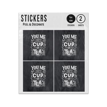 Picture of You Me And A Cup Of Tea Sticker Sheets Twin Pack