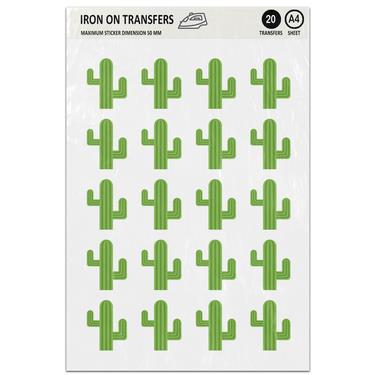 Picture of Emoji Cactus Iron On Sticker