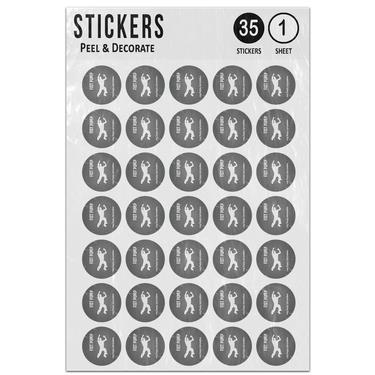 Picture of Fist Pump Emphatically Flailing Fists Emote Sticker Sheet