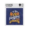 Picture of Camping Hair Dont Care Saying Quote Wilderness Elements Sticker Sheets Twin Pack