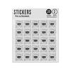 Picture of Ecology Hand Drawn Doodles Sticker Sheets Twin Pack