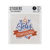 Picture of Feliz Cumpleanos Spanish Happy Birthday Sticker Sheets Twin Pack