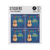 Picture of Festa Junina Brazil Welcome Guitar Garland Sticker Sheets Twin Pack
