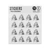 Picture of Hand Washing With Soap Icon Lettering Hand Drawn Illustration Sticker Sheets Twin Pack