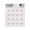 Picture of I Am Just Here For Recess School Quote Sticker Sheets Twin Pack