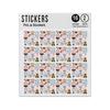 Picture of Ice Hockey Uniform Accessory Set Collection Sticker Sheets Twin Pack
