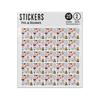 Picture of Ice Hockey Uniform Accessory Set Collection Sticker Sheets Twin Pack