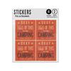 Picture of I Workout So I Can Eat Cookies Retro Strong Man Sticker Sheets Twin Pack