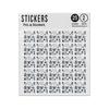 Picture of Keep Fit Fitness Elements Sticker Sheets Twin Pack