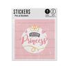 Picture of Little Princess Crowned Sticker Sheets Twin Pack
