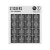 Picture of Original Beer Crafted By Professionals London Emblem Sticker Sheets Twin Pack