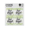 Picture of Save The Planet Phrase Illustration Sticker Sheets Twin Pack