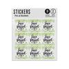 Picture of Save The Planet Phrase Illustration Sticker Sheets Twin Pack