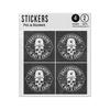 Picture of Skateboarding Is Not A Crim Board Skull Sticker Sheets Twin Pack
