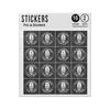 Picture of Skateboarding Is Not A Crim Board Skull Sticker Sheets Twin Pack