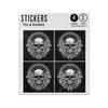 Picture of Skull Illustration Shapes Symbols Sticker Sheets Twin Pack