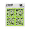 Picture of Social Media Speech Bubble Sayings Collection Sticker Sheets Twin Pack
