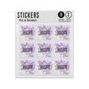 Picture of Springtime Floral Spring Lilac Flowers Sticker Sheets Twin Pack