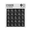 Picture of Stay Positive And Good Things Will Happen Motivational Quote Sticker Sheets Twin Pack