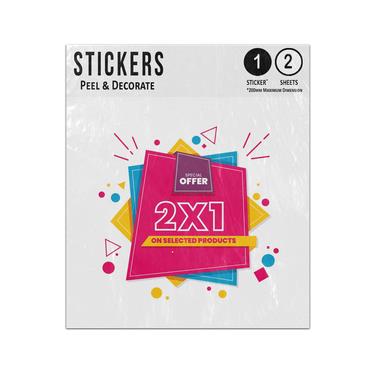 Picture of 2 For 1 On Selected Products Special Offer Sticker Sheets Twin Pack