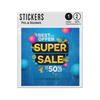 Picture of Best Offer Super Sale Up To 50 Percent Off Message Sticker Sheets Twin Pack