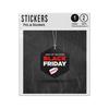Picture of Black Friday Hanging Price Tag End Of Season Sale Sticker Sheets Twin Pack