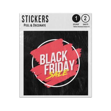 Picture of Black Friday Sale Splash Banner Sticker Sheets Twin Pack