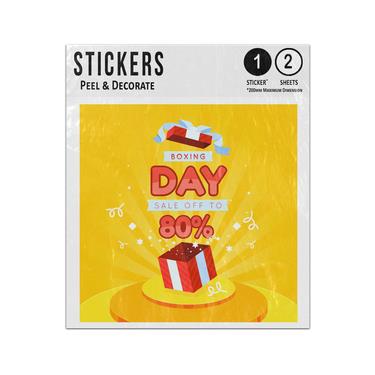 Picture of Boxing Day Sale Off To 80 Percent Present Opening Pop Up Sticker Sheets Twin Pack