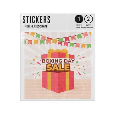 Picture of Boxing Day Sale Opening Present Garland Sticker Sheets Twin Pack
