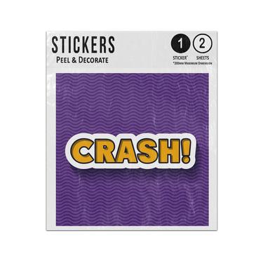 Picture of Cool Lettering Pop Art Style Surprise Exclamation Message Sticker Sheets Twin Pack