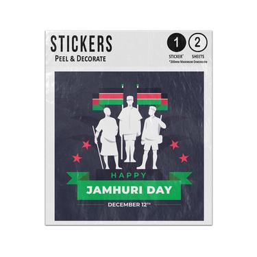 Picture of Happy Jamhuri Day December Kenya Republic National Holiday Sticker Sheets Twin Pack