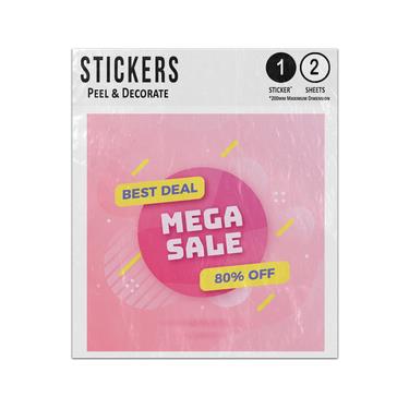 Picture of Mega Sale Best Deal 80 Percent Off Sticker Sheets Twin Pack