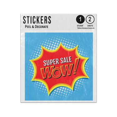 Picture of Super Sale Wow Call Out Pop Art Style Sticker Sheets Twin Pack