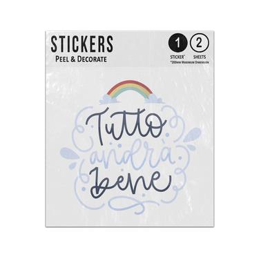 Picture of Tutto Andra Bene Italian Everything Will Be Ok Creative Lettering Sticker Sheets Twin Pack
