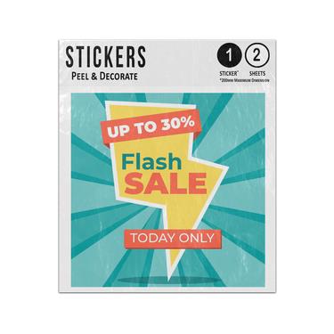 Picture of Up To 30 Percent Flash Sale Today Only Lightning Background Sticker Sheets Twin Pack