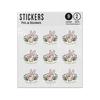 Picture of Wash Your Hands Lettering Peace Sign Two Fingers Illustration Sticker Sheets Twin Pack