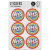 Picture of Thank You Nhs And Key Workers Rainbow Circle Shape England Flag St George Cross Sticker Sheet