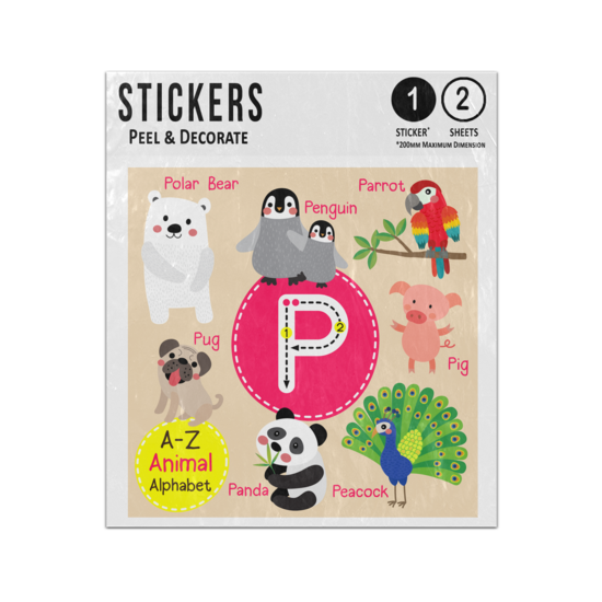 Letter P' Sticker