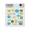Picture of Advice Quick Tips Helpful Tricks Suggestions Speech Bubble Doodles Sticker Sheets Twin Pack