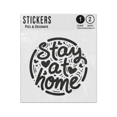 Picture of Stay At Home Creative Handwriting With Heart Doodles Sticker Sheets Twin Pack