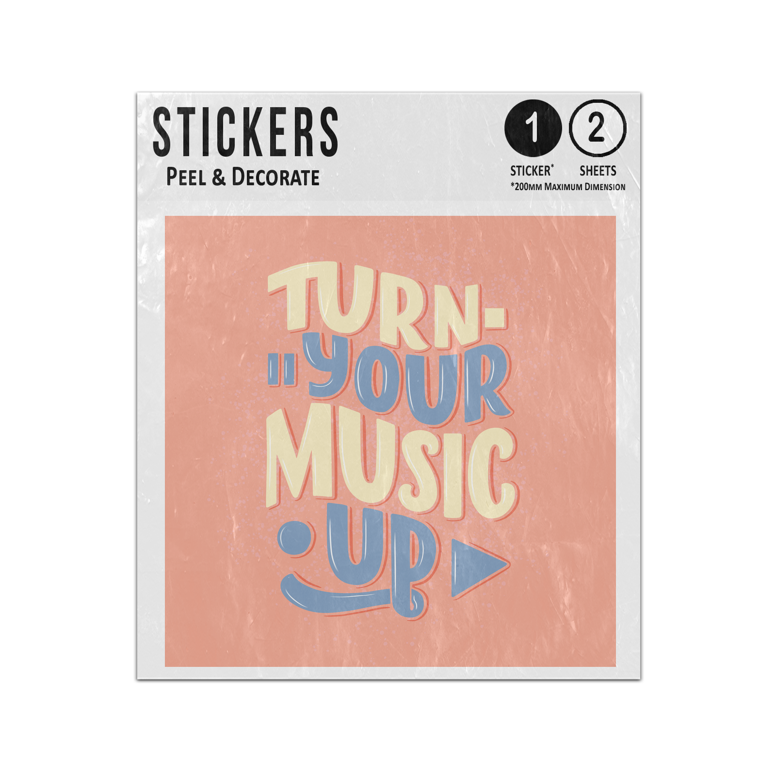 Sound On Turn It On Sticker - Sound On Turn It On Turn It Up