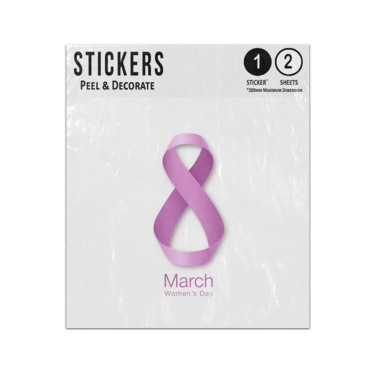 Picture of 8Th March Womens Day International Global Celebrate Achievements Sticker Sheets Twin Pack
