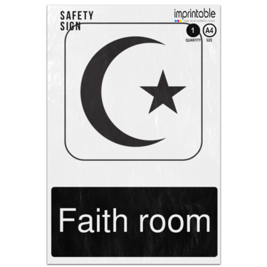 Picture of Faith Room Islam Information Adhesive Vinyl Sign