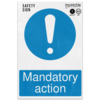 Picture of Mandatory Action Mandatory Adhesive Vinyl Sign