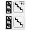 Picture of Stairs Information Adhesive Vinyl Sign