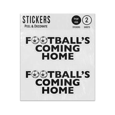 Picture of England Football Song Coming Home Chant Sticker Sheet Twin Pack