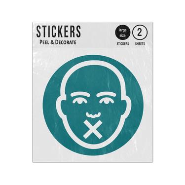 Picture of Loss Of Taste Symptom Health Icon Sticker Sheets Twin Pack