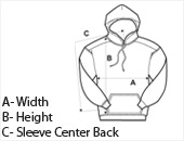 Mens Pullover Hoodie Size Guide